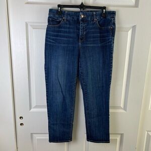 Chico's So Slimming Girlfriend Crop Jeans